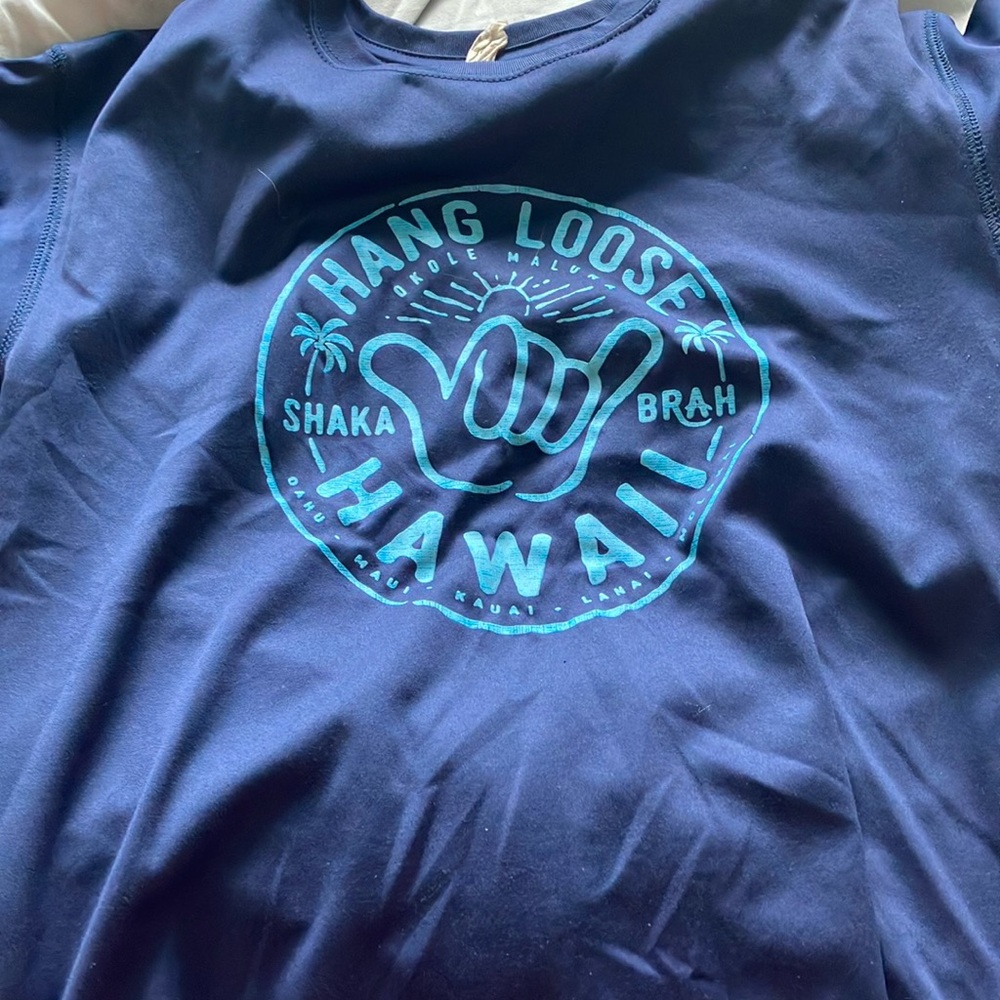 Navy Blue Hang Loose Hawaii T-Shirt